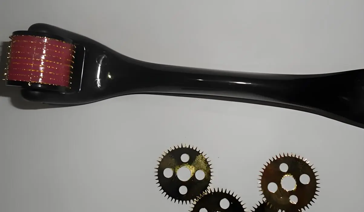 custom 540 derma roller black handle