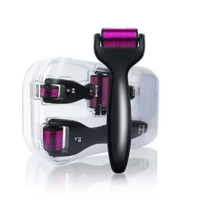 4 in 1 derma roller kit manufacturer microneedle roller red black