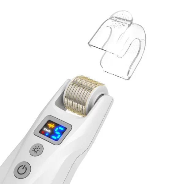 ems derma roller needle head with proection cover customization