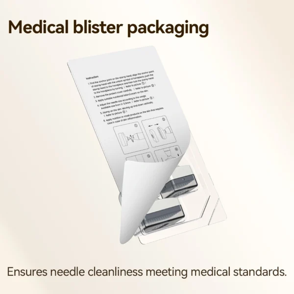detachable derma stamp medical blister packaging